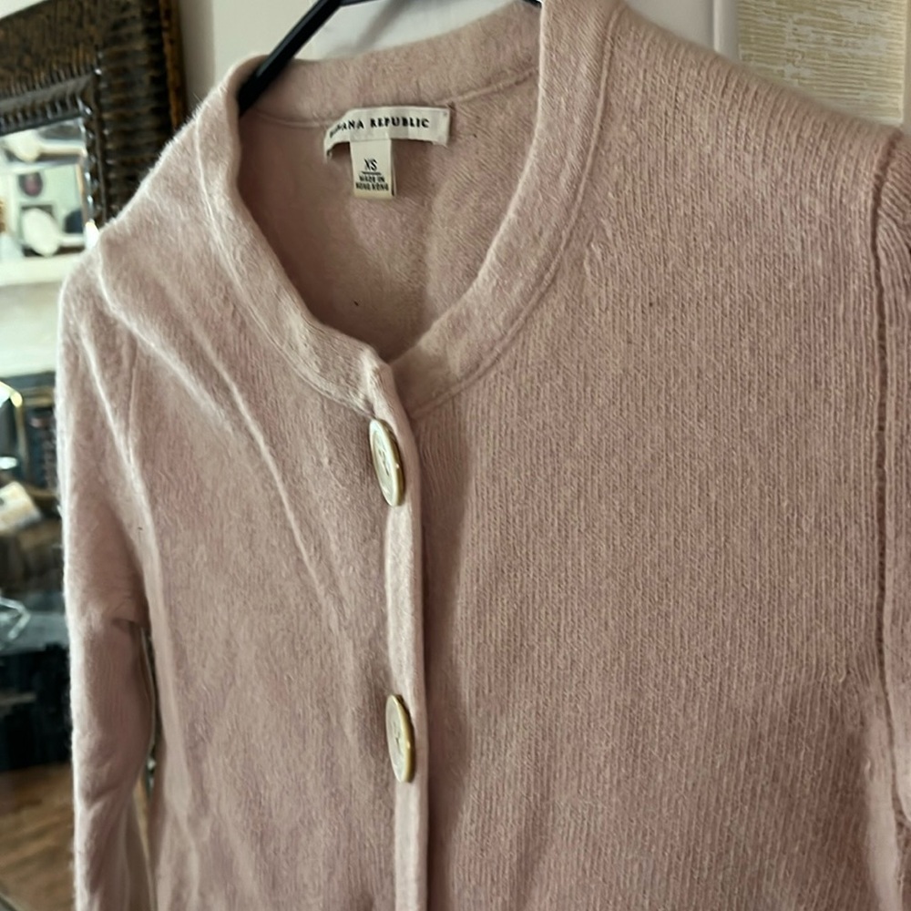 Banana Republic Pink Cardigan